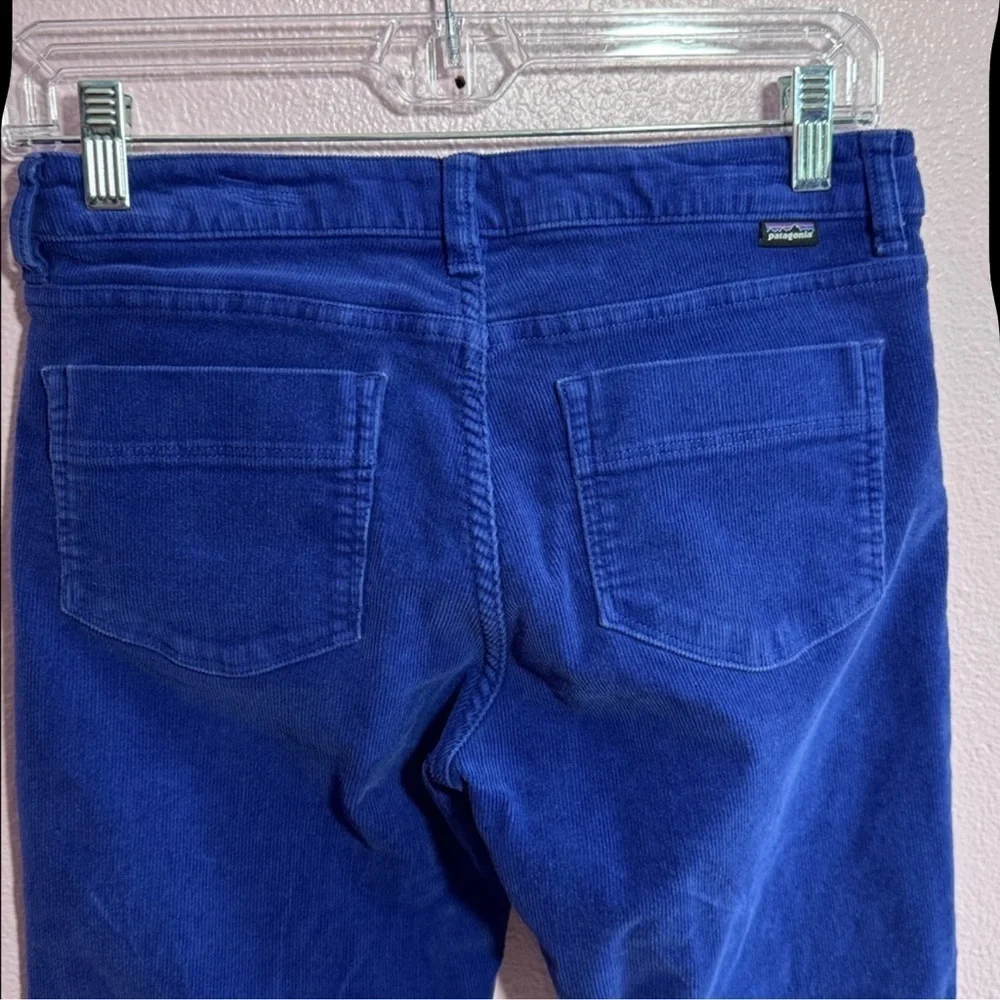 Patagonia Women's Vibrant Blue Straight Leg Jeans corduroy size 27